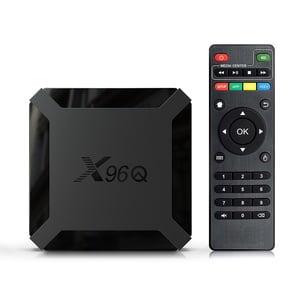 Graflsoa X96Q Android 10.0 TV Boîte avec Allwinner H313 Une puce. 4K 3D La lecture, 2GB RAM + 16GB ROM, Pas de télécommande de batterie, US Version, noir