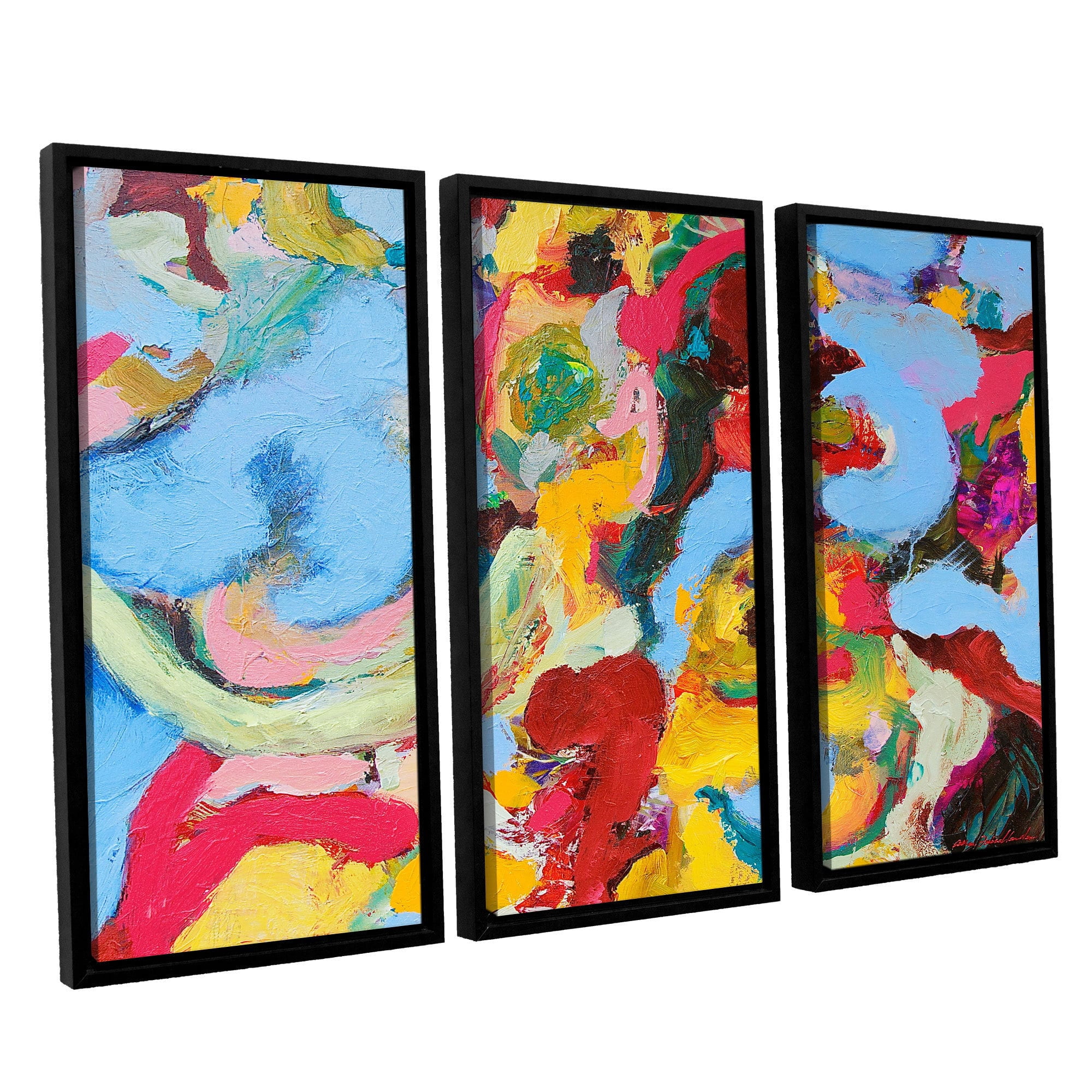 ArtWall Allan Friedlander "Gathering Season" 3-Piece Floater-framed Canvas Set