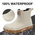 thumbnail image 3 of Lcamaw Deck Rain Boots Men Women, Short Waterproof Rubber Boots, Anti Slip Lightweight Water Shoes Unisex, Original Chelsea Garden Boots, Durable Fishing Boots Outdoor, Mud Work Booties, 3 of 8