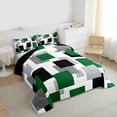 thumbnail image 3 of Castle Fairy Minimalist Sqare 3 Pieces Queen Comforter Set for Women Men,Geometric Rectangle Ultra Soft Bedding Sets,Abstract Minimalist Bedding Comforter Set,Breathable Home Decor, 3 of 8