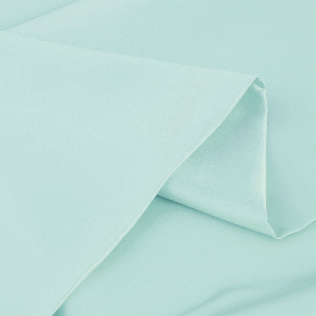 Unique Bargains 1 Piece 100% Silk Pillowcase Light Green Standard