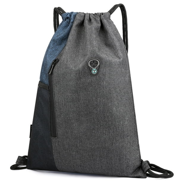 Saco de gimnasio con auriculares Jack Mochila con cordón Mochila con cordón resistente al agua Saco Abanopi Mochila