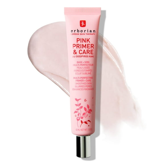 Erborian – Pink Primer & Care Multifunctional Facial Cream Balm - Primer Sets Makeup, Pore Minimizing, Skin Moisturizing and Smoothing Effects for All Ski