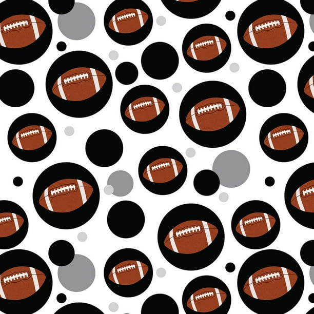 Football American Sport Premium Gift Wrap Wrapping Paper Roll Pattern