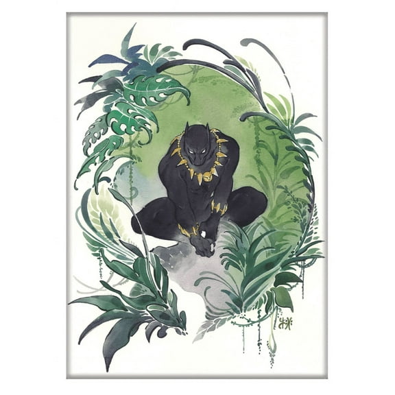 Marvel Marvel Voices Momoko Var Black Panther  Magnet Ata-Boy Magnet 2.5" X 3.5"