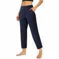 thumbnail image 5 of Simua Cropped Pants for Women High Waist Stretch Womens Golf Trousers for Spring Fall with Pockets, 5 of 8