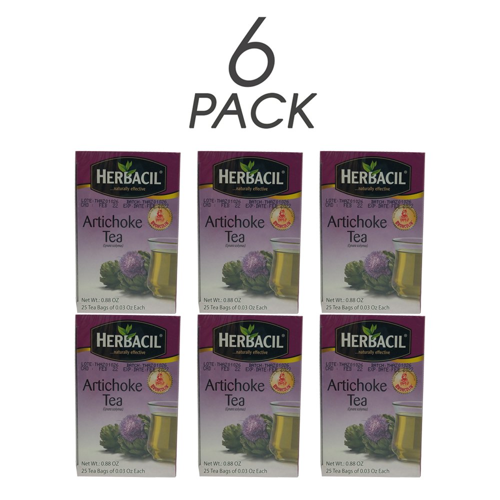 Herbacil Natural Artichoke Tea. Lower Cholesterol and Blood Pressure