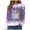A01-Purple, variant on Godom Halloween Sweatshirts for Women Trendy Ghost Graphic Sweatshirt Oversized Crewneck Long Sleeve Fleece Pullover Sweaters