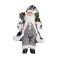thumbnail image 1 of Adorno navideño de Papá Noel, regalo de año Nuevo, decoración suave para niños y adultos, accesorios para muñecas para la decoración de la oficina y Cuadros blancos y negros, 1 of 8