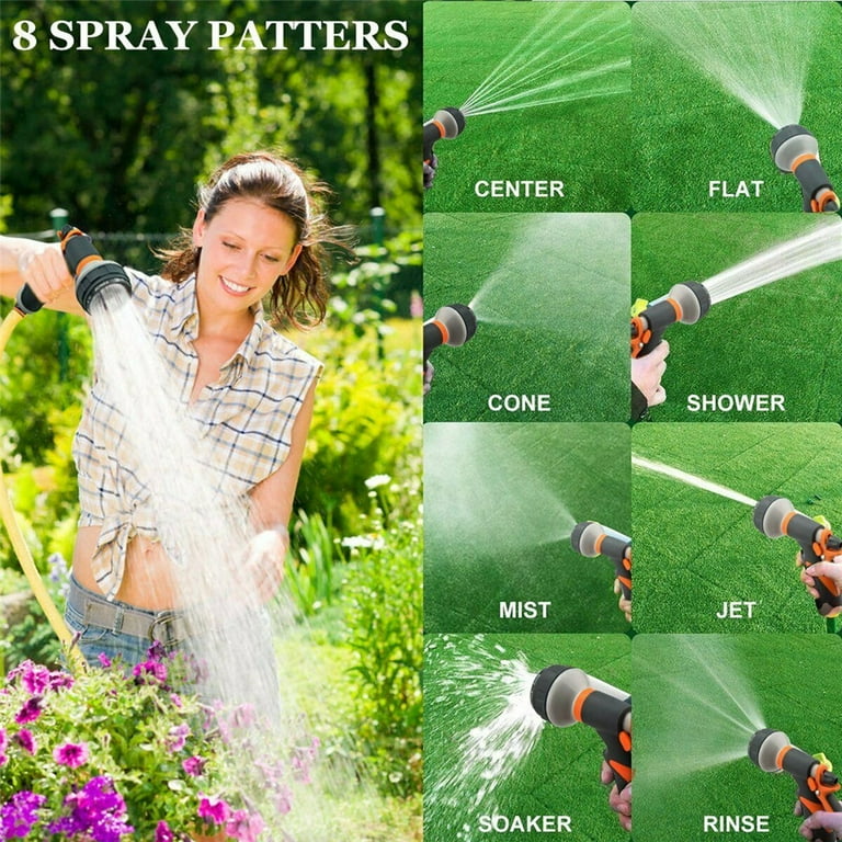Brass High Pressure Sprinkler Adjustable Gardening Irrigation Spray Gun  Quick Connector Car Wash Water Gun Nozzle Garden Tool