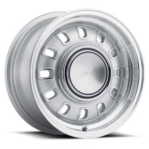 Legendary Wheels 12 Slot - 15 x 7 in. - 5 x 4.5 - 3.75 bs - Silver