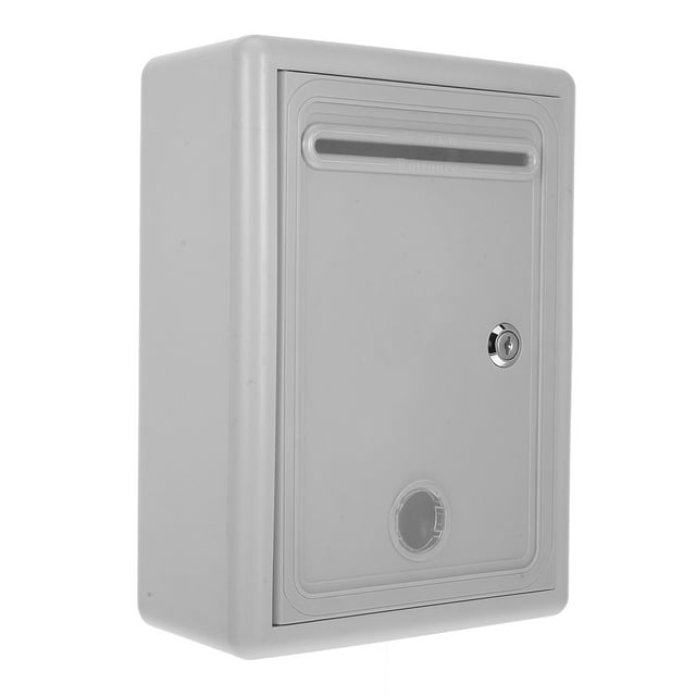 Secure Suggestion Box With Lock And Slot Wall Mounted Donation Box For Office - Collection Box Feedback Donations Box