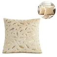 thumbnail image 2 of Funda de almohada de plumas bronceadoras de 2 piezas, funda de cojín con borlas, almohada decorativa de pelo corto con cremallera, sofá y dormitorio Zhivalor 2034650-1, 2 of 4