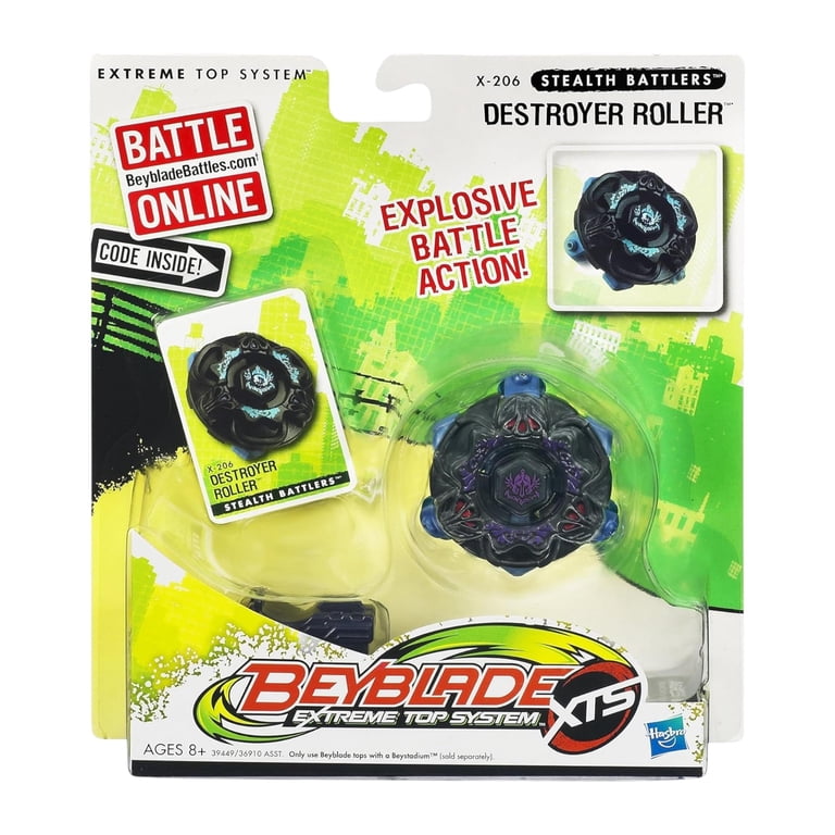 Beyblade Stealth Battlers Destroyer Roller - X-206 Battle Top