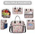 thumbnail image 2 of Pioneer Flower Floral Print Pattern Womens Lunch Box for Work,Insulated Large Lunch Bag,Leakproof Adult Lunch Bag for Work,Beach,Travel,Picnic,Camping, 2 of 6