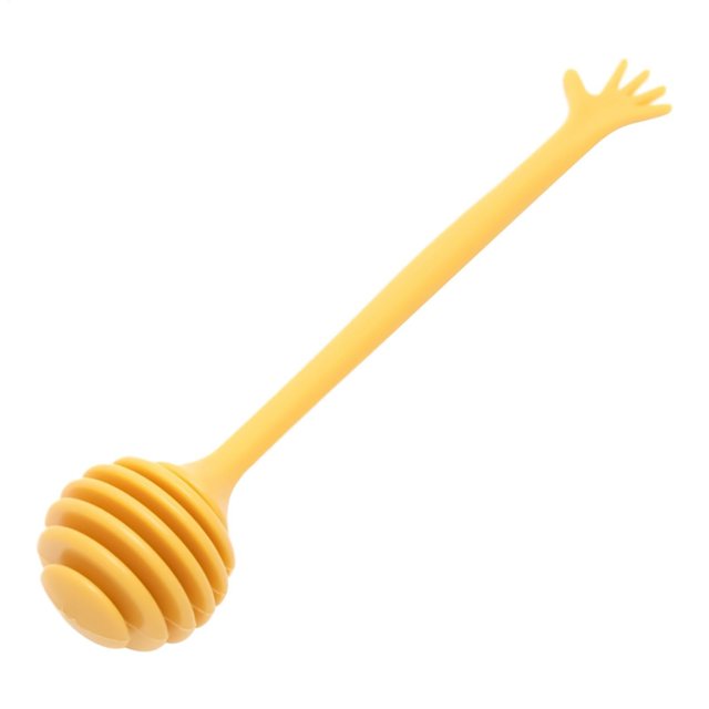 Agrafeuse à Sirop – Accessoires de Cuisine Distinctifs Cuillère en Bois pour Sirop Design Ruche Outil de Brassage Durable Cuillère Décorative pour Sirop