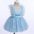 thumbnail image 4 of IDOPIP Toddler Baby Girls Butterfly Tutu Dress Summer Sleeveless Backless Lace Princess Dress, 4 of 7