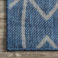 thumbnail image 4 of nuLOOM Saunders Geometric Indoor/Outdoor Area Rug, 6' 7" x 9', Saunders Blue, 4 of 6
