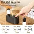 thumbnail image 4 of Waterless Diffuser for Essential Oil Nebulizer, Mini Scent Air Machine, Aromatherapy Atomizing Diffuser, 3 Mist Modes, Cycle Start for Bedroom, Home, Office 160 sq. ft Scent Black, 4 of 7