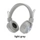 thumbnail image 5 of sweethay Auriculares Estéreo Plegable Compatible con Bluetooth Diadema inteligente Electrónica de audio portátil Auriculares de sonido premium Navidad Cables de audio/vídeo Gris claro, 5 of 6