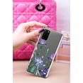 thumbnail image 3 of FINCIBO Soft TPU Clear Case Slim Protective Cover for Samsung Galaxy S20+ Plus 6.7" 2020, Irises Flowers, 3 of 4