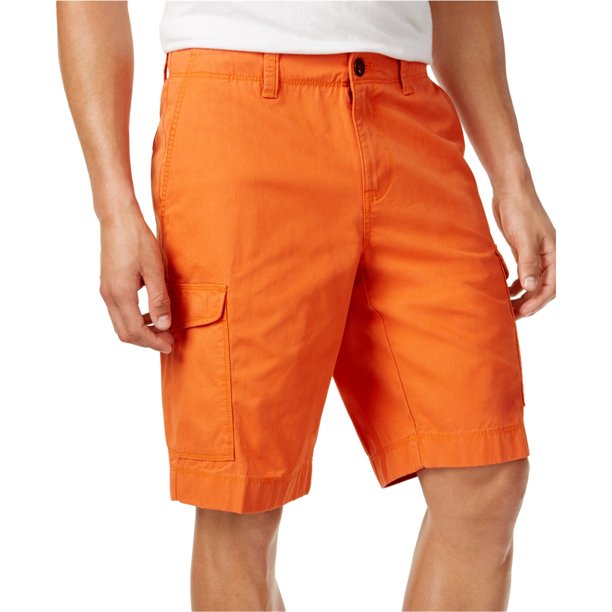 Tommy Hilfiger Mens Cotton Casual Cargo Shorts, Naranja, 30 Tommy Hilfiger Carga