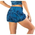 thumbnail image 4 of Womens Athletic Running Workout Volleyball Shorts WOD Lightweight Mesh Liner Zip Pocket, 4 of 6