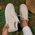 thumbnail image 5 of EKVAHL Women's Diabetic Nurse Shoes Stretch Woven Upper Sneakers Slip On Versatile Work Tennis Shoes White, 5 of 5