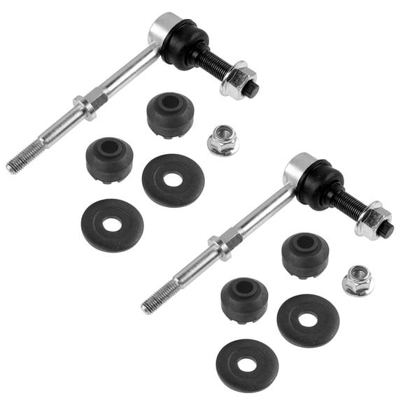 TRQ Stabilizer Sway Bar End Link Front LH RH Pair for Ram 1500 2500 3500 4WD PSA55876