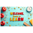 thumbnail image 2 of LUUFILx Welcome Ready to Learn Educational Classroom Banner Colorful Backdrop Decorations School Supplies Teacher Gifts Kids Motivation Classroom Wall Decor, 2 of 8