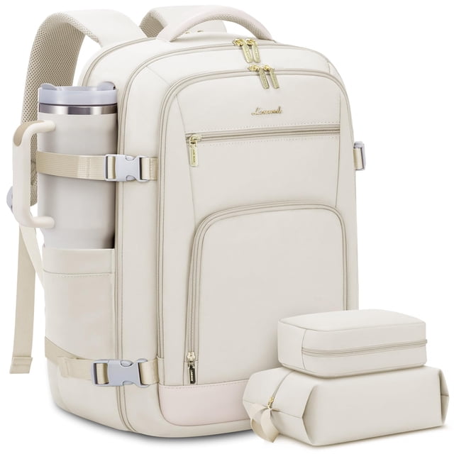 Mochila de viaje LOVEVOOK de 40 litros para mujer con compartimento para portátil de 17 pulgadas