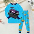 thumbnail image 2 of TOWED22 Kids Child Toddler Boy Girl Pajamas Pj Set Long Sleeve Snug Fit Soft & Cozy & Loungewear Fall Winter Sleepwear 6-24 Months 2t 3t 4t 5t 6t 7t 8t 9t Children(Sky Blue,7-8 Y), 2 of 5