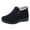 Black, variant on Womens Snow Boots Winter Warm Fleece Lined Ankle Booties Waterproof Outdoor Non Slip Walking Shoes