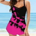thumbnail image 4 of Womens Tankini Bathing Suit for Women Two Piece Bathing Suits Plus Size Swimsuit Swimsuits Tummy Control Swimwear, 4 of 9