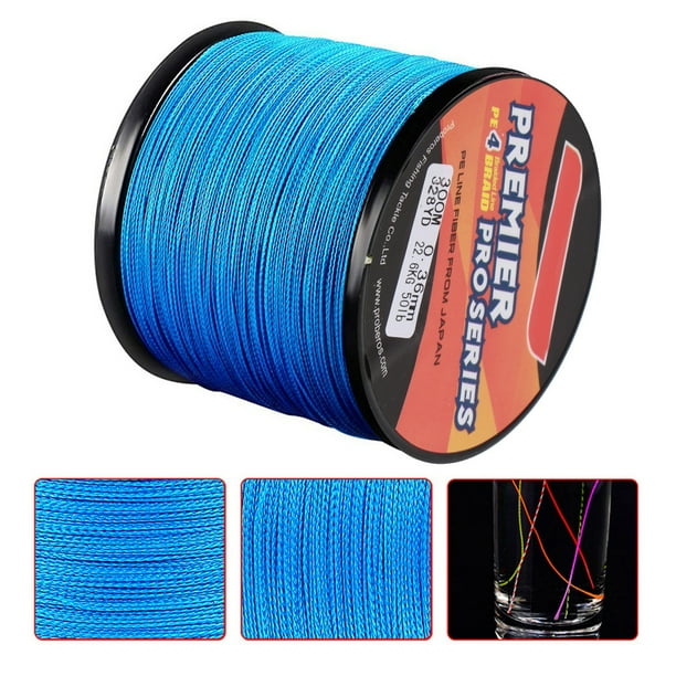 Línea de pesca, 5.0/50LB Línea de pesca trenzada resistente a la abrasión Línea de pesca Máxima comodidad