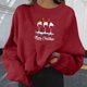 thumbnail image 2 of Sudaderas Recortadas de Navidad Para Mujer Moda Casual Manga Larga Impreso Ladies Tops Odeerbi  ODB209135, 2 of 9