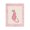 Pink Cheetah Floral Border, variant on Stupell Industries Contemporary Pink Sitting Cheetah with Border Black Floating Frame Canvas Art, 17 x 21, by Natalie Carpentieri