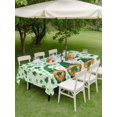 thumbnail image 3 of Happy St. Patrick's Day Outdoor Tablecloth - 60x84 Inch Rectangle Dining Table Cover, Green Gnomes Lucky Leaves Clovers Waterproof Outdoor Table Cloth with Umbrella Hole & Zipper for Picnic/Patio, 3 of 7