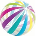 thumbnail image 5 of Intex 42" Jumbo Striped Transparent Beach Ball, Ages 3+, 5 of 6