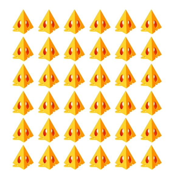 36Pcs Pyramid Painting Stands Plastic Paint Stand Painting Triangle Stand Set High Strength Canvas Support