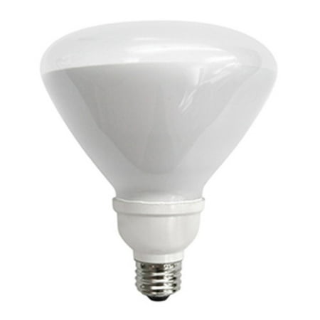 - TCP 1R4019 Single 19 Watt Frosted R40 Medium (E26) Compact Fluorescent Bulb - 2700K