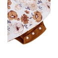 thumbnail image 6 of Qiylii Baby Girl Bodysuit, Floral Suspenders Skirt Splicing Romper + Hairband, 6 of 7