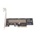 thumbnail image 4 of Tarjeta adaptadora M.2 NVMe SSD a PCIE 3,0 X1 4X tarjeta vertical con tornillos de destornillador deflector para PCI E 3,0 2242/2260/2280, 4 of 5