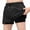 ZB-Black-boys quick dry shorts, variant on MKOSPLRT 4-15 Years Boys Running Shorts with Liner Kids 2 in 1 Quick Dry Workout Athletic Shorts Waist Beach Shorts with Pockets