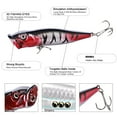 thumbnail image 6 of Sougayilang Hard Baits Wobbler Jigging Surface Minnow Fishing Sea Fishing Lures, 6 of 7