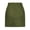 Green, variant on Spencer Women High Waist Bodycon Short Dress Faux Suede A-Line Split Mini Pencil Skirt "L,Black"
