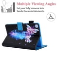 thumbnail image 4 of SM-T220/SM-T225 Case and Cover with Pen Slot, Galaxy Tab A7 Lite 8.7" Case 2021, Allytech Cute PU Leather Multi-Angle Viewing Stand Full Body Protective Wallet Card Pocket Case, Pink Butterfly, 4 of 6