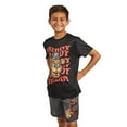 thumbnail image 5 of Five Nights At Freddy's 3-Pack Boy's Black Short Sleeve Tee, Red Muscle Tank, Gray Athletic Shorts Set, 5 of 7