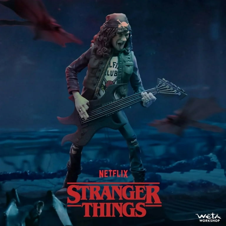 Stranger Things Figur Eddie Munson WETA Workshop Mini Epics – Stranger Things Staffel 4 Rockstar Eddie Munson Figur, Sammlerstück Stranger Things Eddie Munson Mini Epics WETA