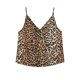 thumbnail image 2 of HH TRAF Mujer Chic Ropa de calle Top ajustado Moda Mujer Verano Vintage Leopardo Estampado Sexy Cuello en V Sin mangas Sling Top Mujer, 2 of 4